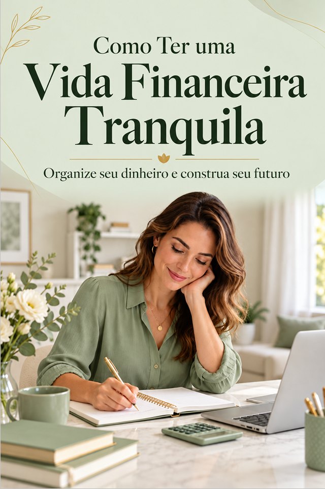 Capa do e-book Como Ter uma Vida Financeira Tranquila